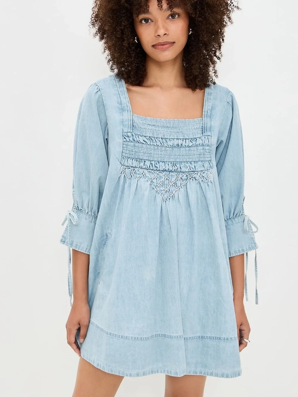 Free People Senora Denim Dress XS